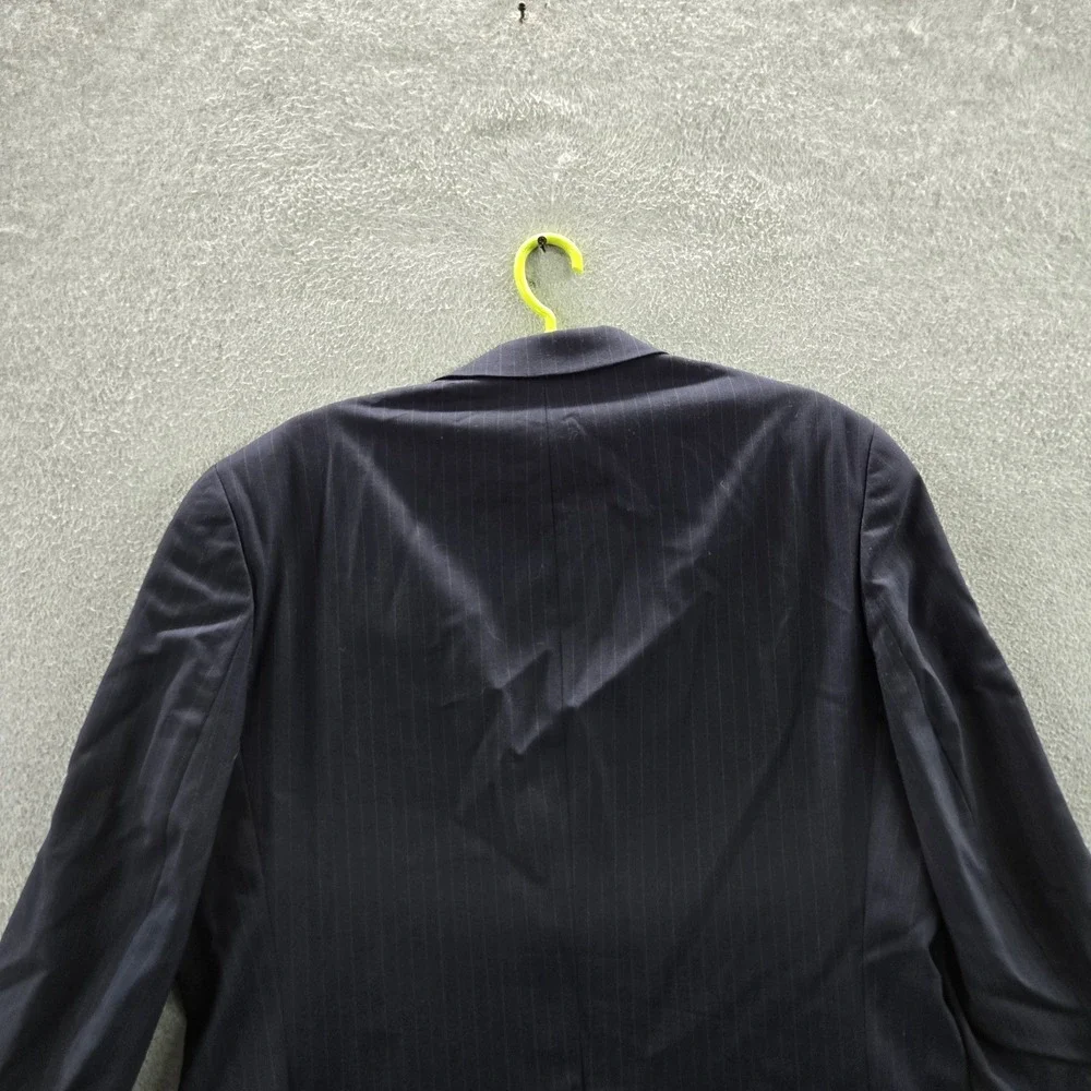 VINTAGE Chaps Ralph Lauren Men Blazer 44T Navy Wool Suit‎ Jacket